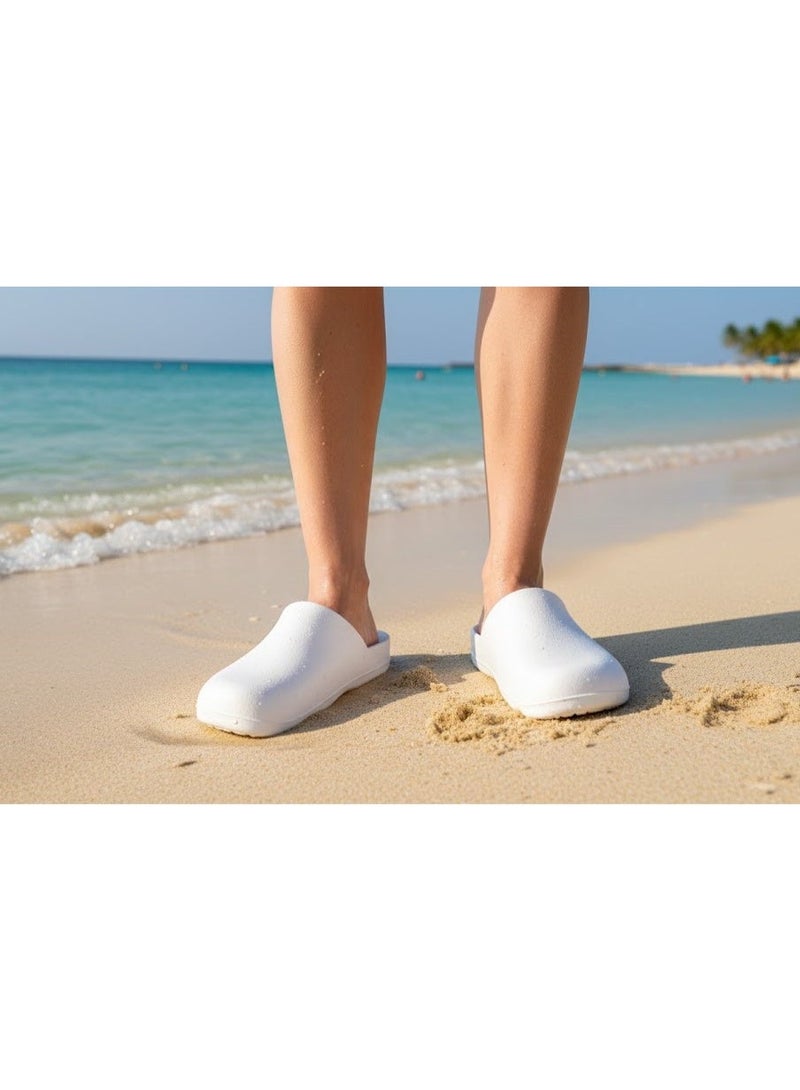 Men’s and Women’s Closed-Toe Slip-On Slippers – Easy to Wear, Comfortable and Lightweight for Daily or Indoor Use, Suitable for Umrah, Home Use, Beach Use, and Medical/Healthcare Environments. - Image 5